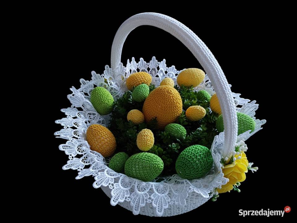 Pisanki szydełkowe małe i duże Ropczyce