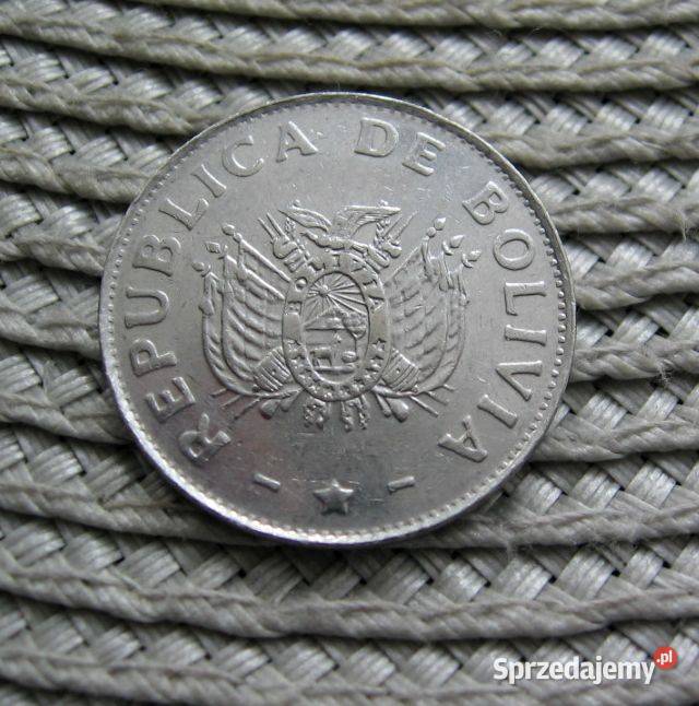 Boliwia 1 Boliwiano 1991r Kalisz