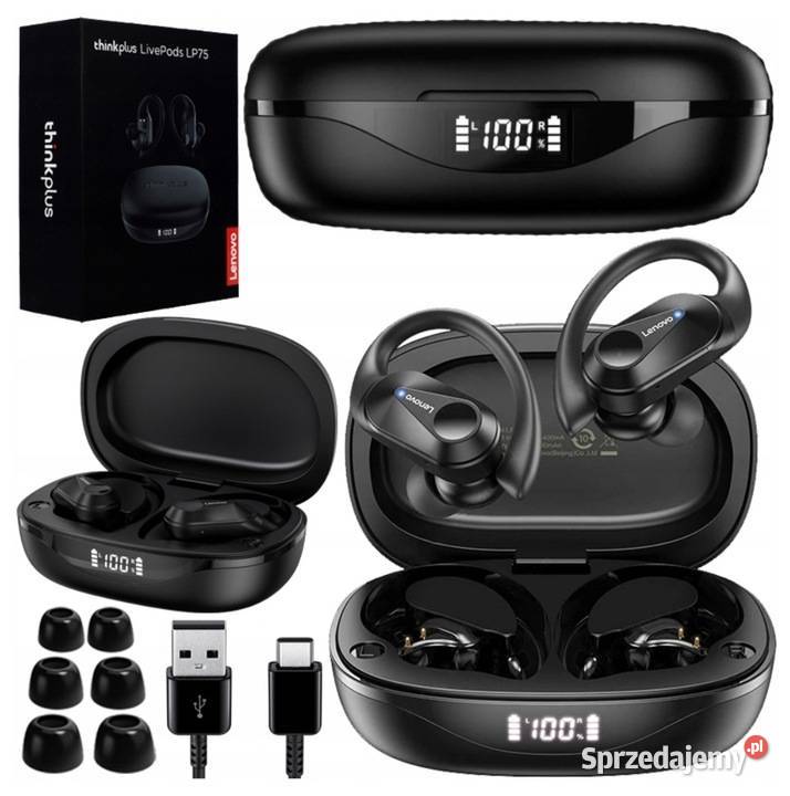 SŁUCHAWKI LENOVO LP75 THINKPLUS BEZPRZEWODOWE Warszawa sprzedam