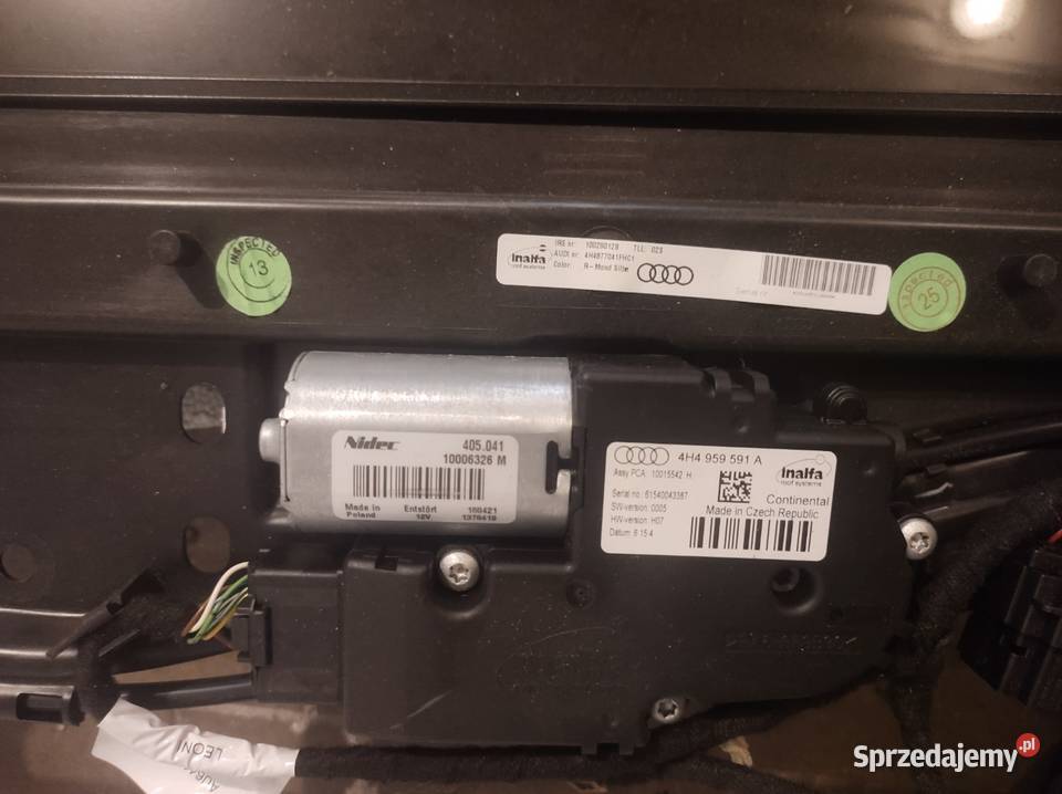 szyberdach panoramiczny audi a8 d4 4h jasne osobowe Pozostałe mazowieckie Warszawa