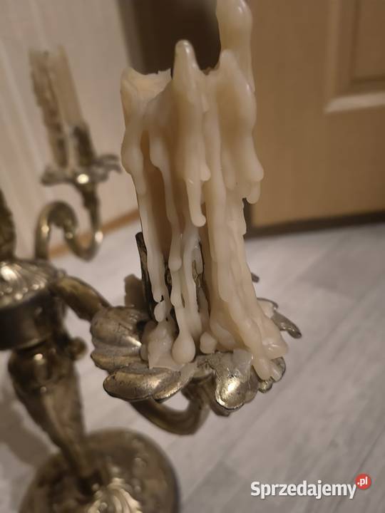 Świecznik zegar popielniczka Myślenice