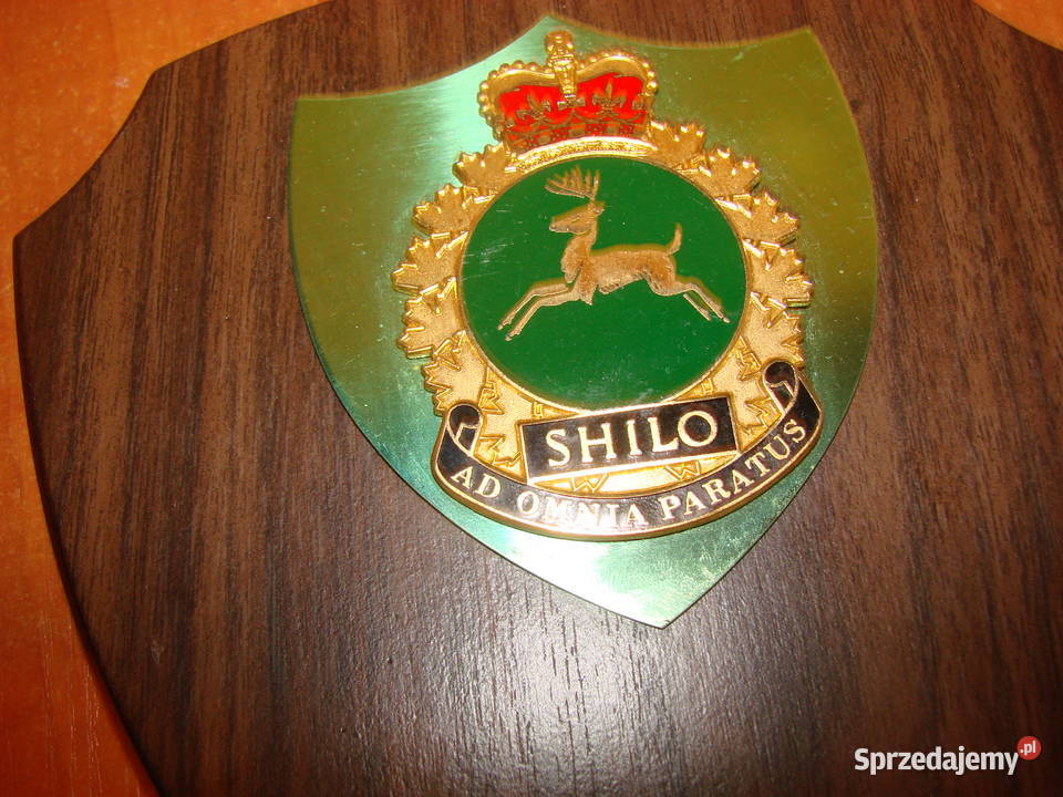 Baza Kanadyjskich Sił Zbrojnych Shilo herbarz Pruszcz Gdański sprzedam
