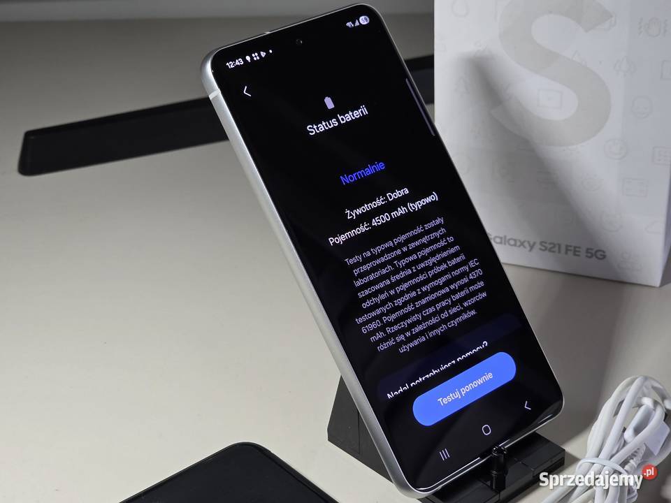 Sprzedam smartfon Samsung Galaxy S21 FE 5G 128GB