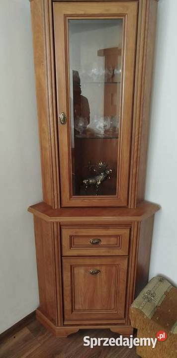 Komplet mebli do salonu komoda witryna narożna Meble do salonu Wartkowice