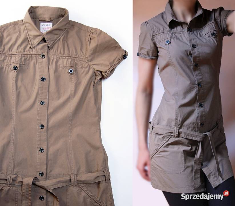 Carry 36 S tunika bawełna khaki militarny Rozmiar 36(S) Lublin