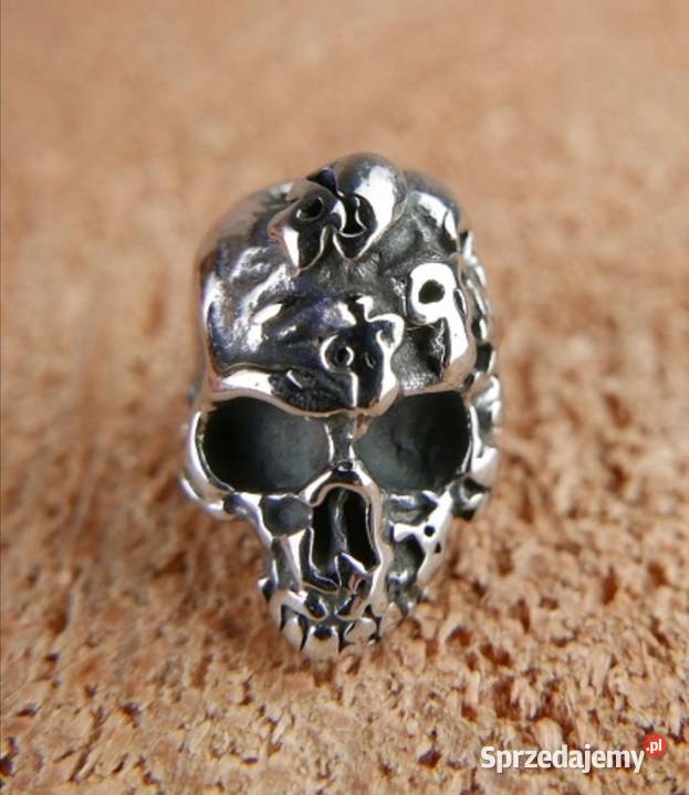 Czaszka koralik na brodę kosmyk włosów Ozdoby Ząbki