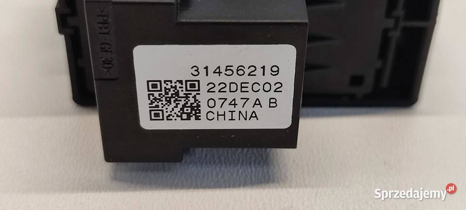 VOLVO XC40 PRZYCISK HAMULCA RĘCZNEGO 31456219 Panele sterowania, przełączniki