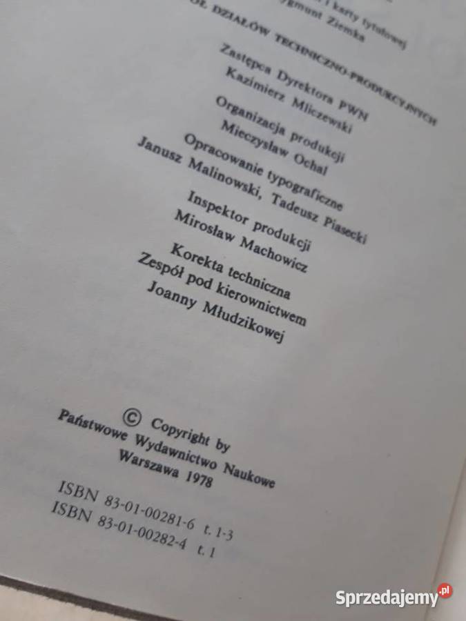 Słownik Języka Polskiego PWN 1978 3 tomy śląskie Bielsko-Biała sprzedam
