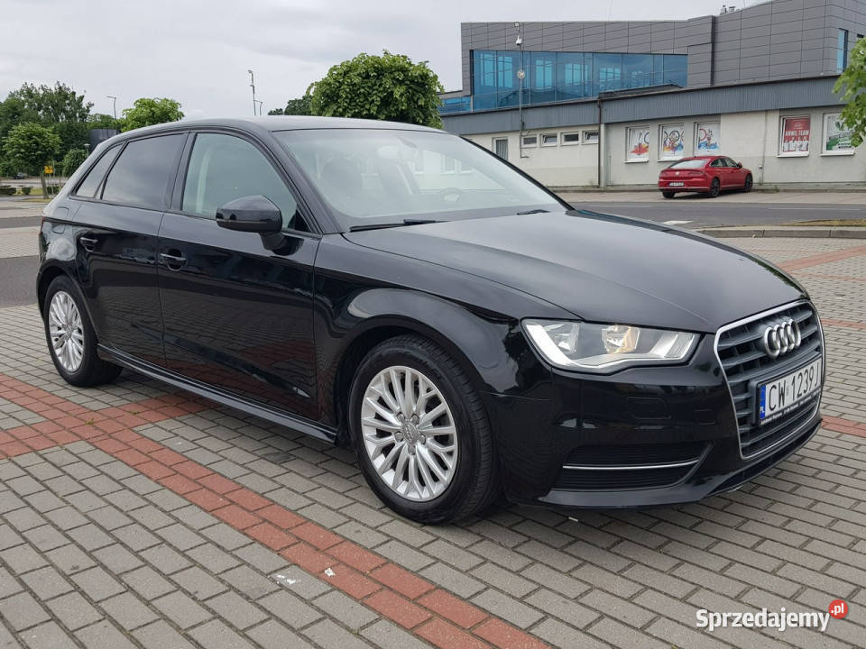 Audi A3 16 TDI Skóry Klimatronik Nawigacja 195000km A3 Włocławek