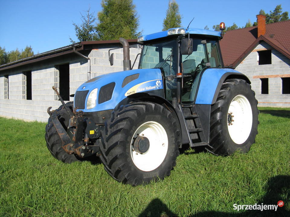 Holland TVT 170 pneumatyka TUZ ciągnik rolniczy Stok Polski