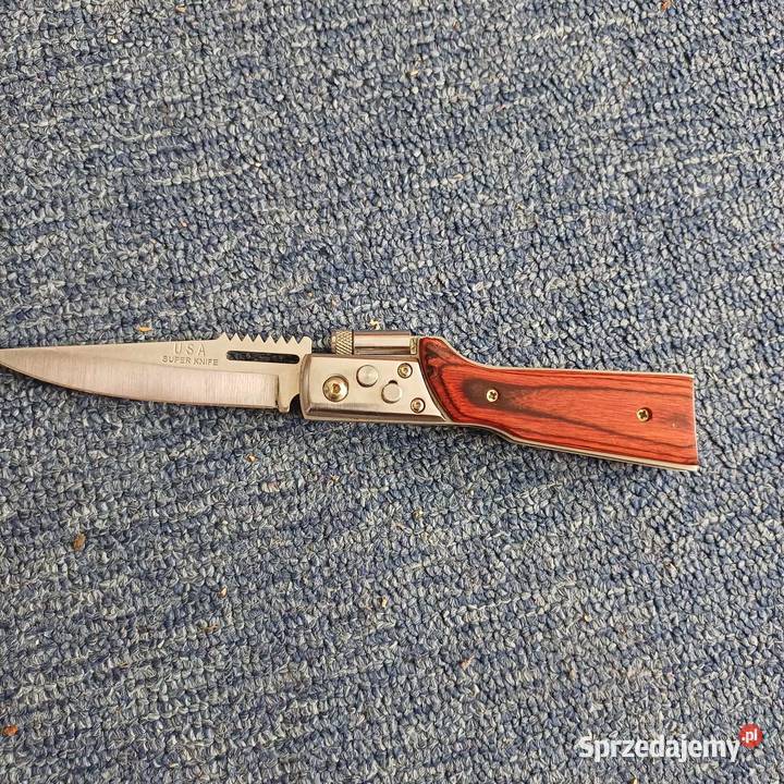 Nuż spreżynowyłatwy i poreczny na grzyby