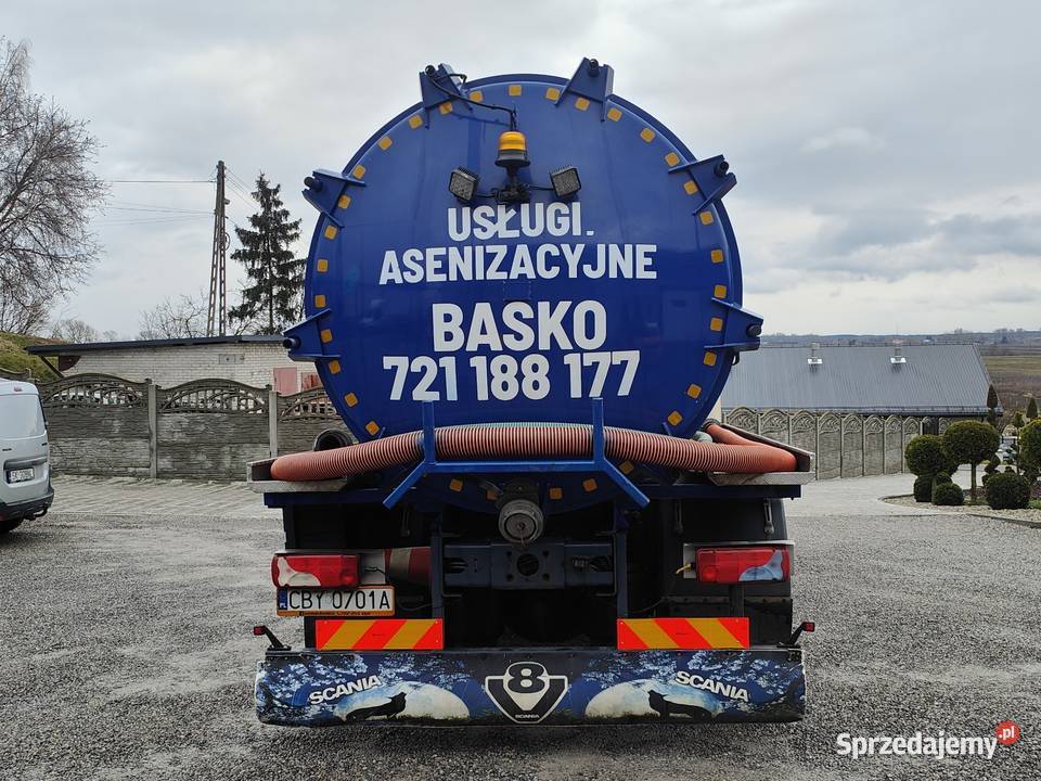 Asenizacyjny Scania Beczka 12 Rozstaw 38m 950000km Sandomierz