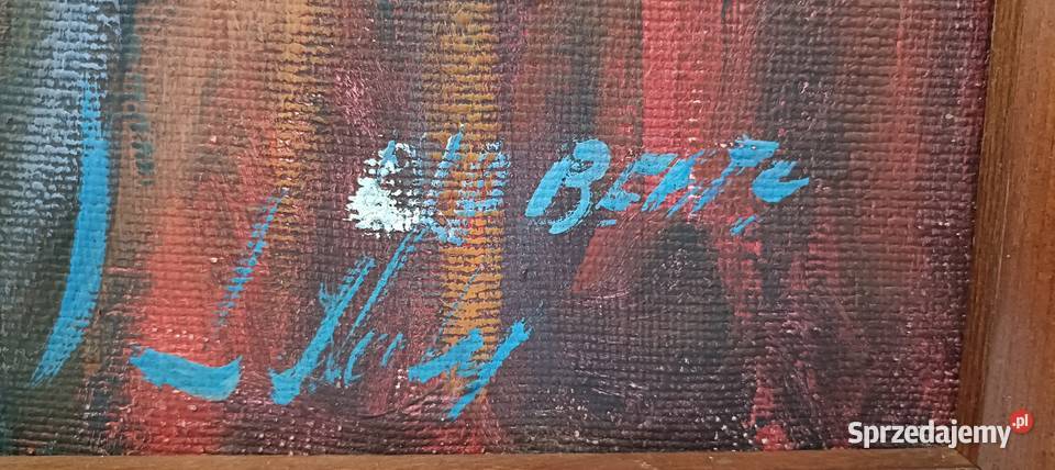 Piękny obraz Namiętność w czerwieni Warszawa sprzedam