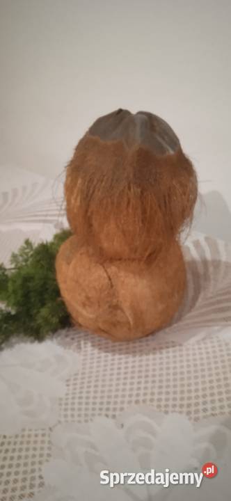 Stara rzeźba z kokosa Świdnica