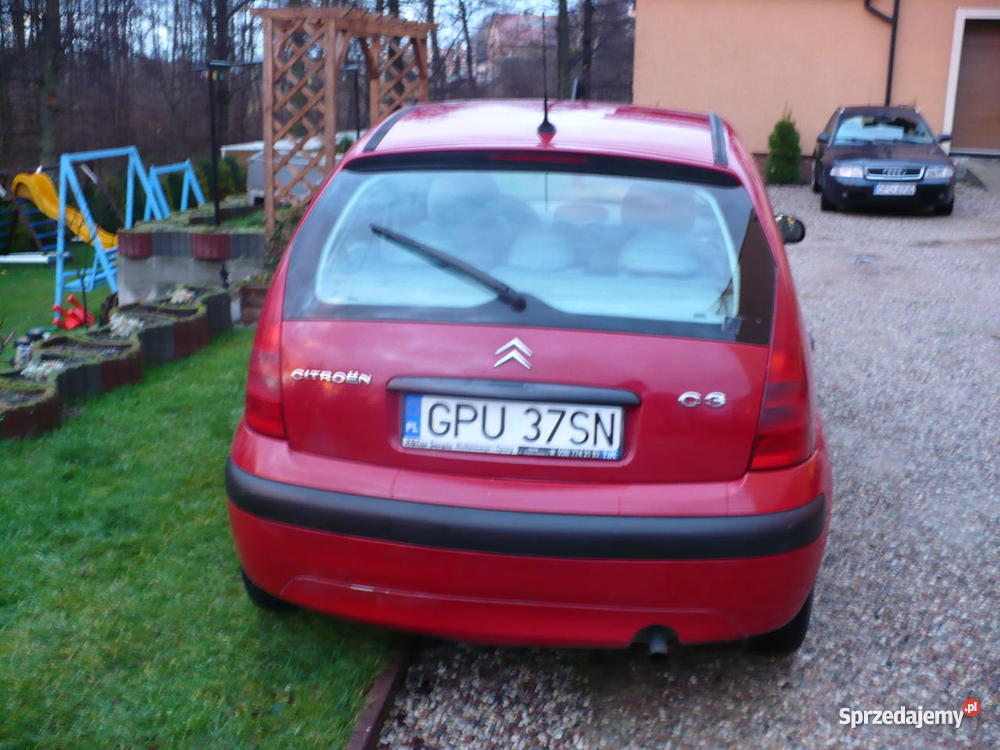 citroen C3 czerwony benzyna pomorskie Minkowice
