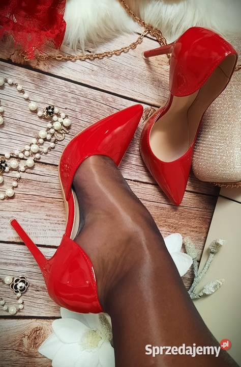 seksowne szpilki czerwone cudo