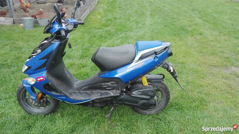 Aprilia sr 50 racing 2002 niebieski