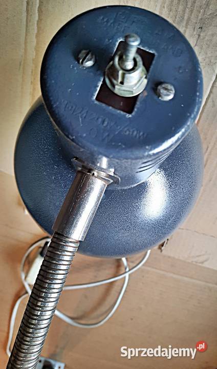Lampa warsztatowa OW Polam z lat PRL Ostrów Wielkopolski