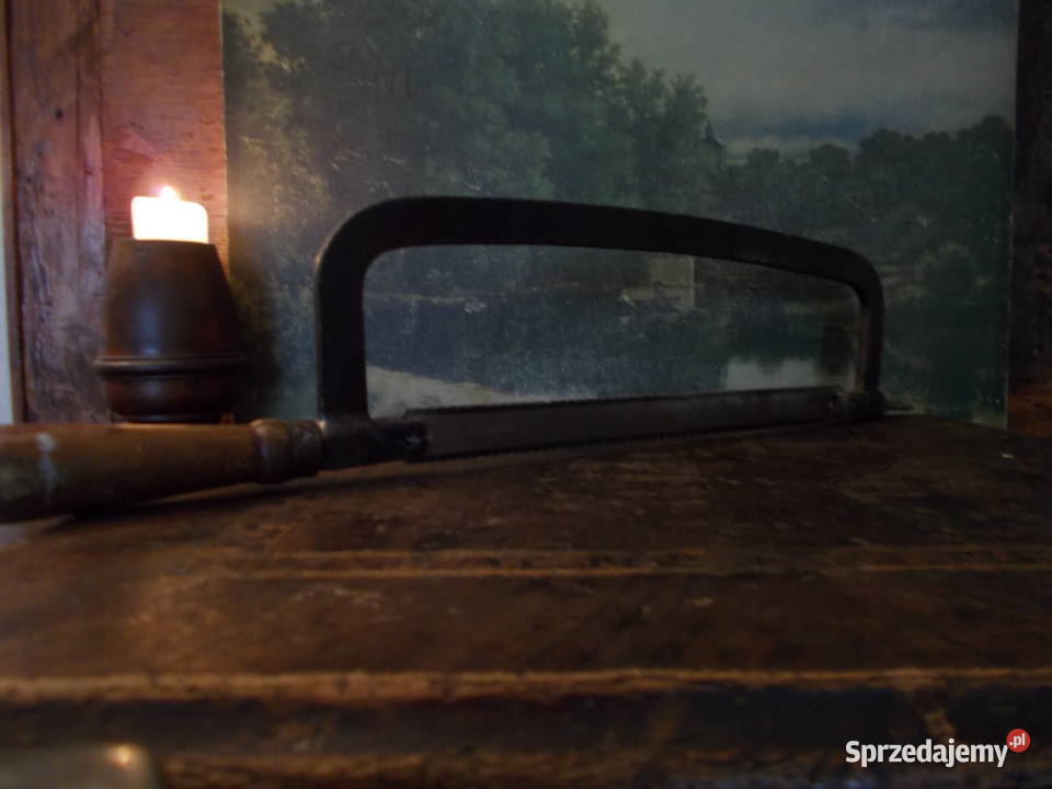 Stara Piła Drewniana Rączka Vintage Szczecin sprzedam