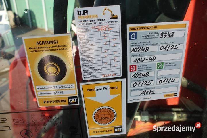 Koparka kolowa CAT caterpillar M 320F Bez Oplaty Warszawa