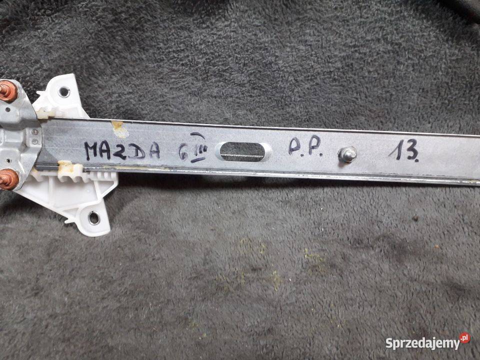 Mechanizm prowadnica szyby Mazda 6 III GJ Prawy Włoszczowa sprzedam