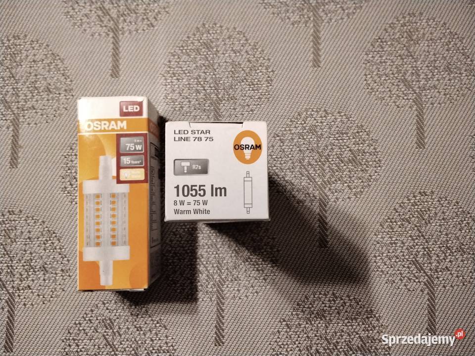 Żarówka LED R7s 78mm 8W 75W 1055lm 2700K zachodniopomorskie Szczecin
