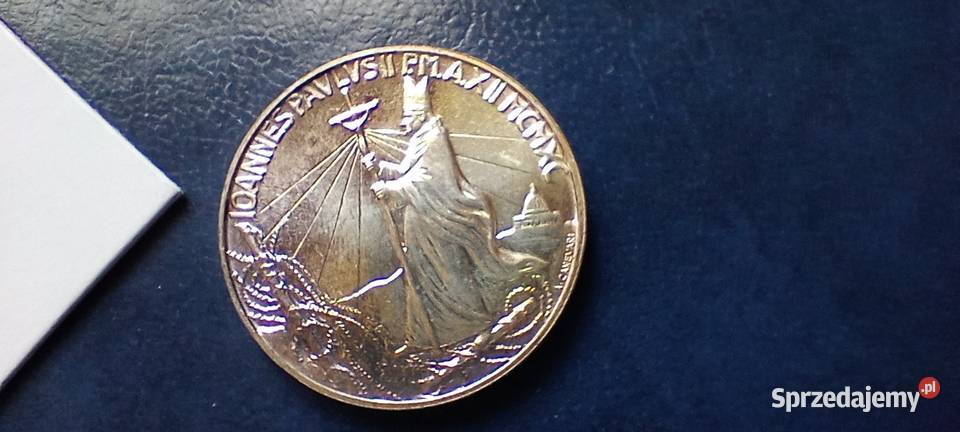 Stare monety 1000 lir 1990 Watykan srebro