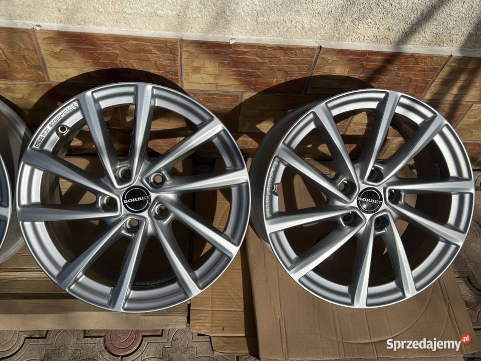 Alufelgi Borbet 5x112 Et 54 Audi Mercedes Średnica 17" Strachocina