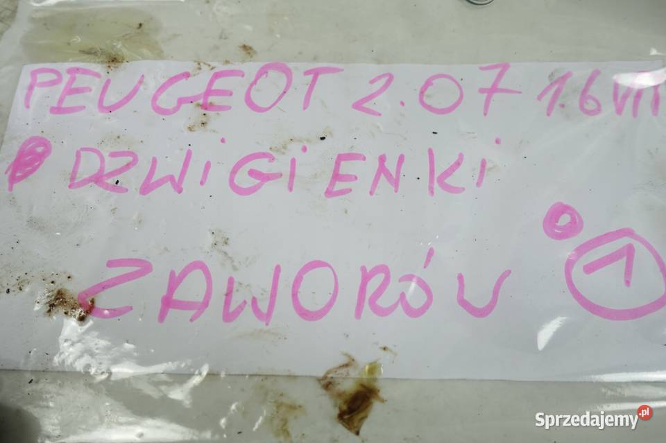 DŹWIGIENKI ZAWORÓW Peugeot 207 16 VTI zaworowe Chełm
