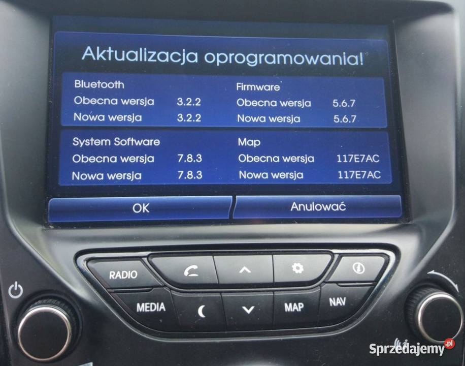 Kia Hyundai Karta Mapy 2020/2021 Polskie menu Kłodawa