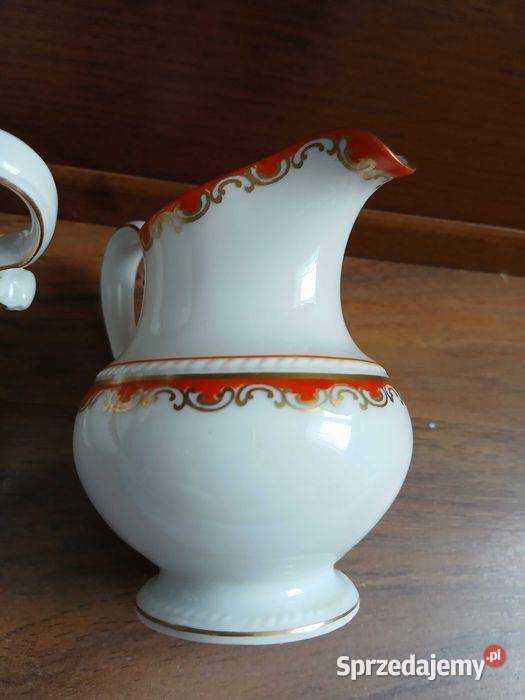 Stary zestaw cukiernica i mlecznik Rosenthal RC Kraków