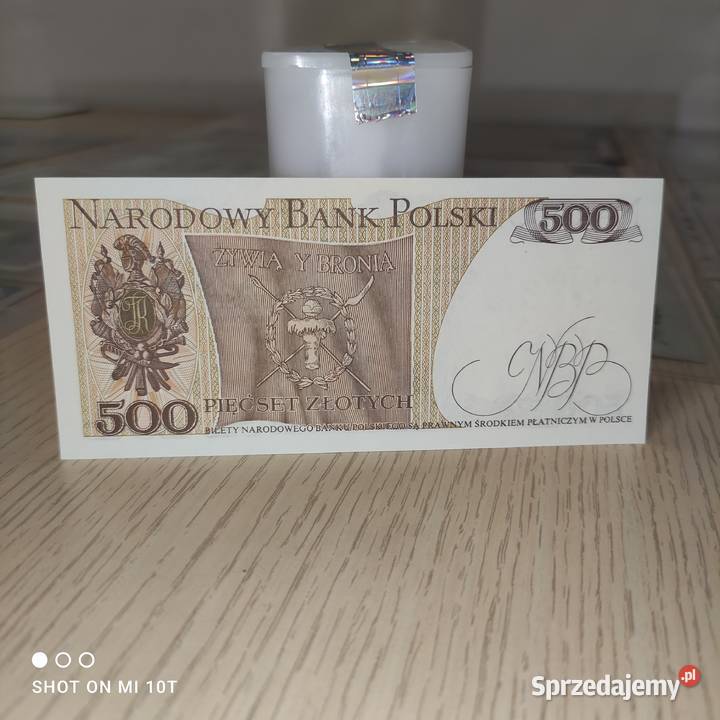 500 złotych 1979 seria BF UNC Milicz