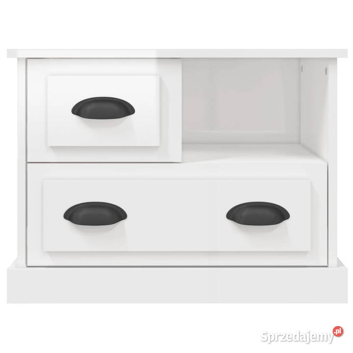 Szafka nocna biała wysoki połysk 60x39x45 Nocne Warszawa