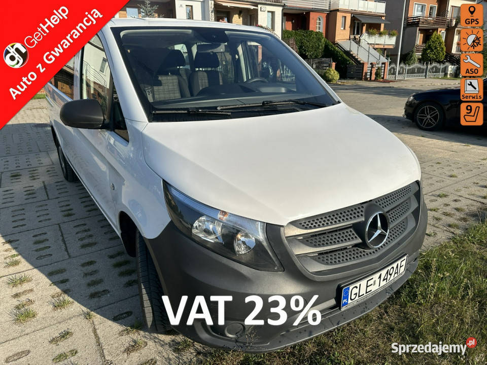 Mercedes Vito 9 osobowy klimatyzacja nawigacja pełny VAT Wejherowo sprzedam