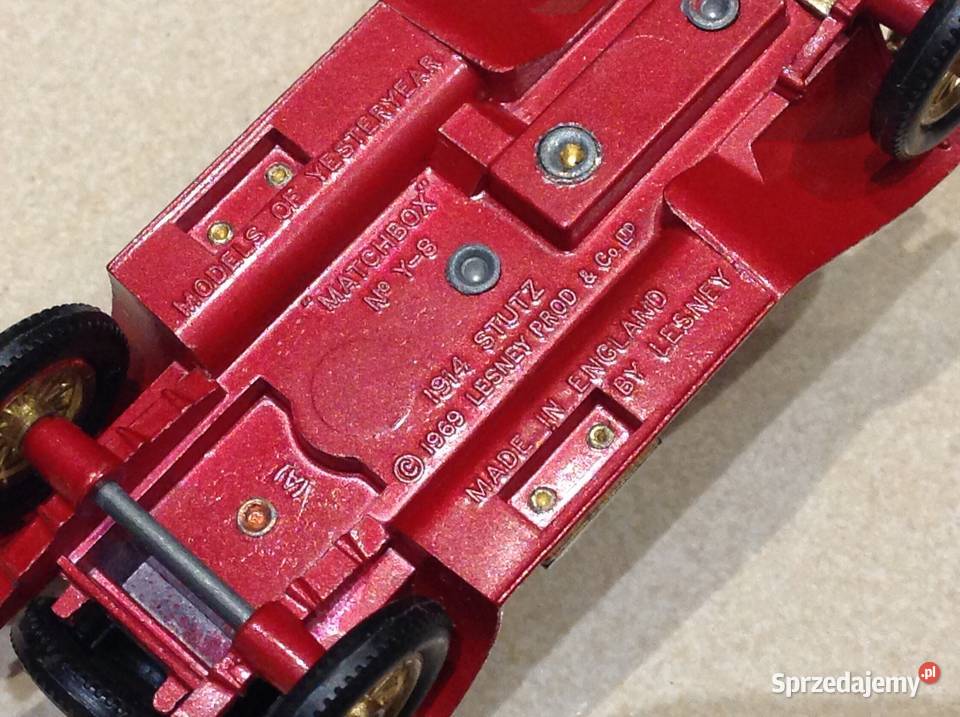 Autko Auto Metalowe STUTZ 1914 MATCHBOX Nowa Sól