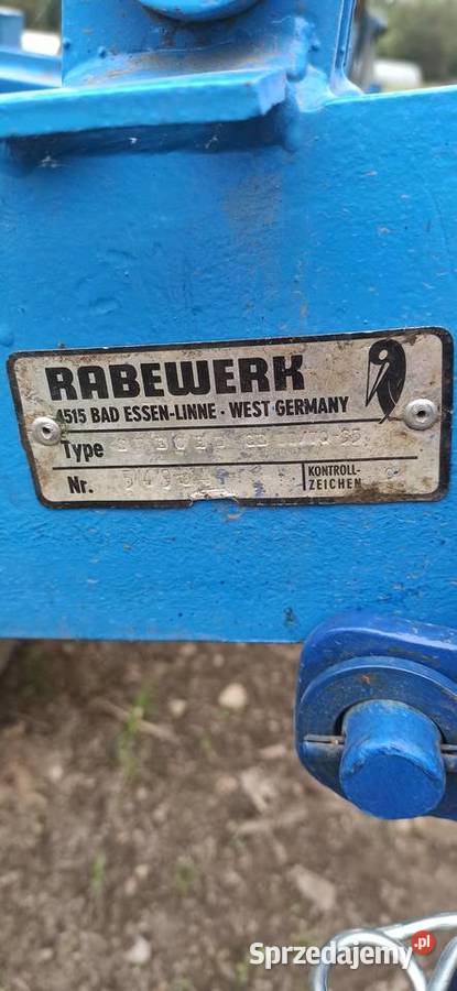 Plug obrotowy 2 skibowy Rabewerk z przedpluzkami Rokietnica