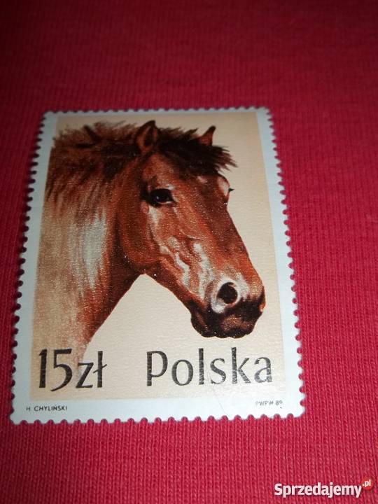 Znaczek pocztowy Koń Polski 2a znaczki pocztowe Łódź