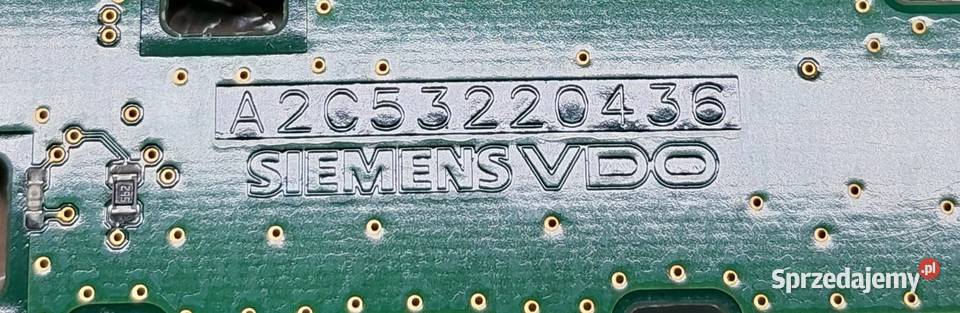 PŁYTKA RADIA RNS510 1T0035680C 1T0035680D Układ elektryczny dolnośląskie Mielęcin