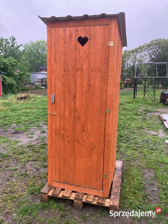 Wychodek wc kibel szalet ustęp toaleta budowlana Pozostałe Proszowice