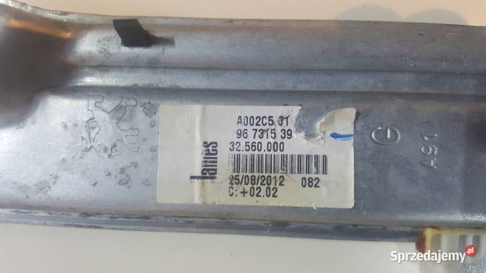Peugeot 207 mechanizm podnoszenia szyby Tarnów