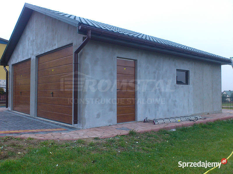 Garaż Blaszany Drewnopodobny 6x6m - Dwuspadowy - Romstal Strzelce ...