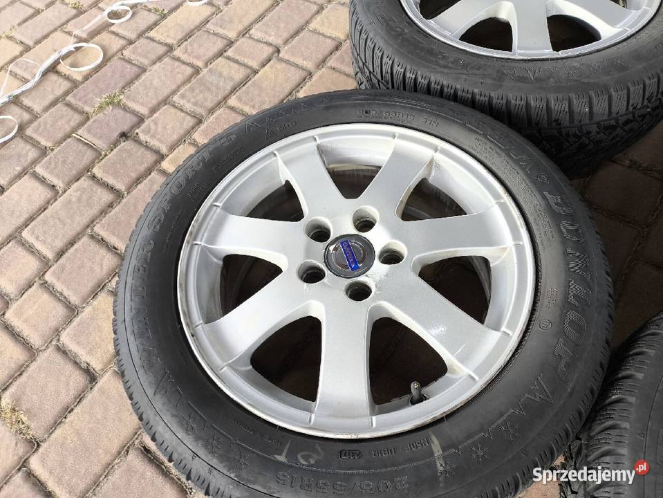 Felgi koła opony zimowe r16 20554 Volvo oe Średnica 16" łódzkie Łódź sprzedam