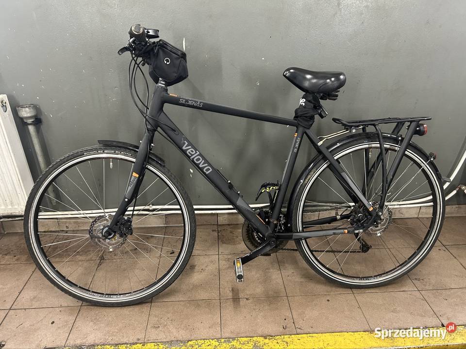 Rower aluminiowy męski Velova oswietlenie tył Goleniów