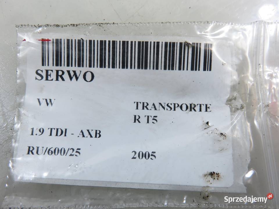 SERWO VW TRANSPORTER T5 19 TDI Pompy hamulcowe