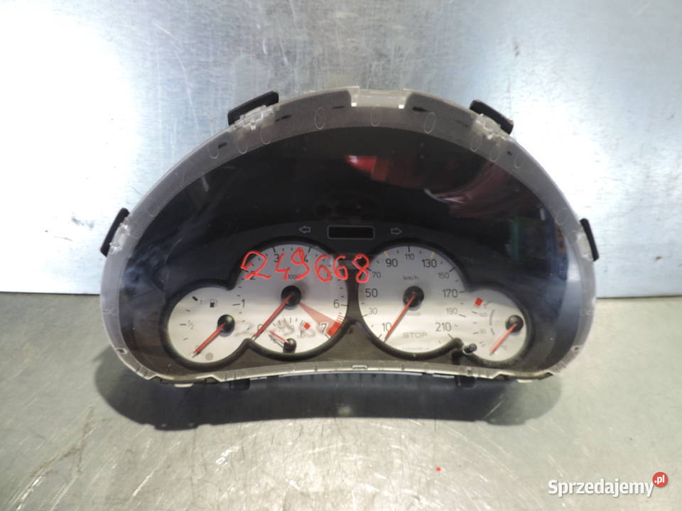 PEUGEOT 206 14 8V LICZNIK ZEGARY 9636691880