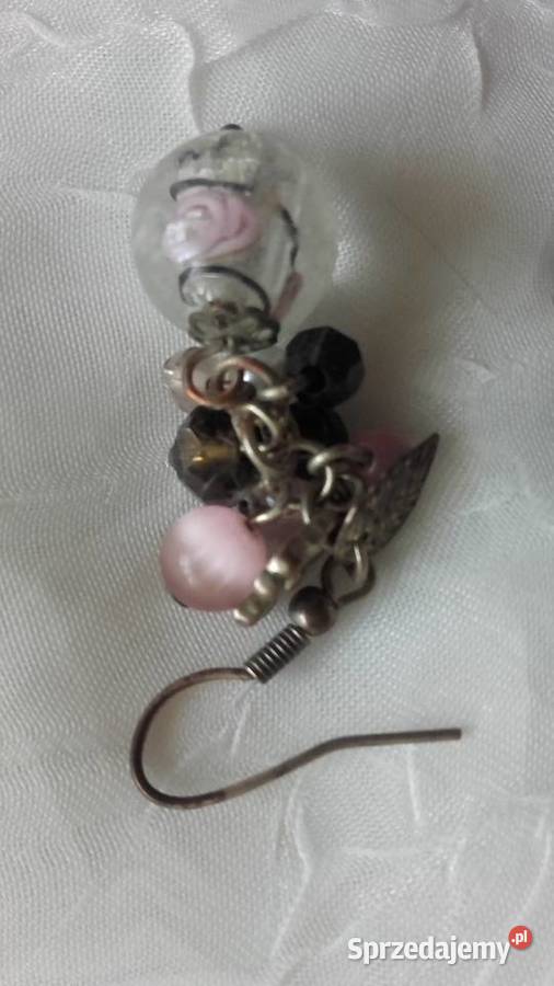 KOLCZYKI Z TOPIONEGO SZKŁA WENECKIEGO wielkopolskie Piła