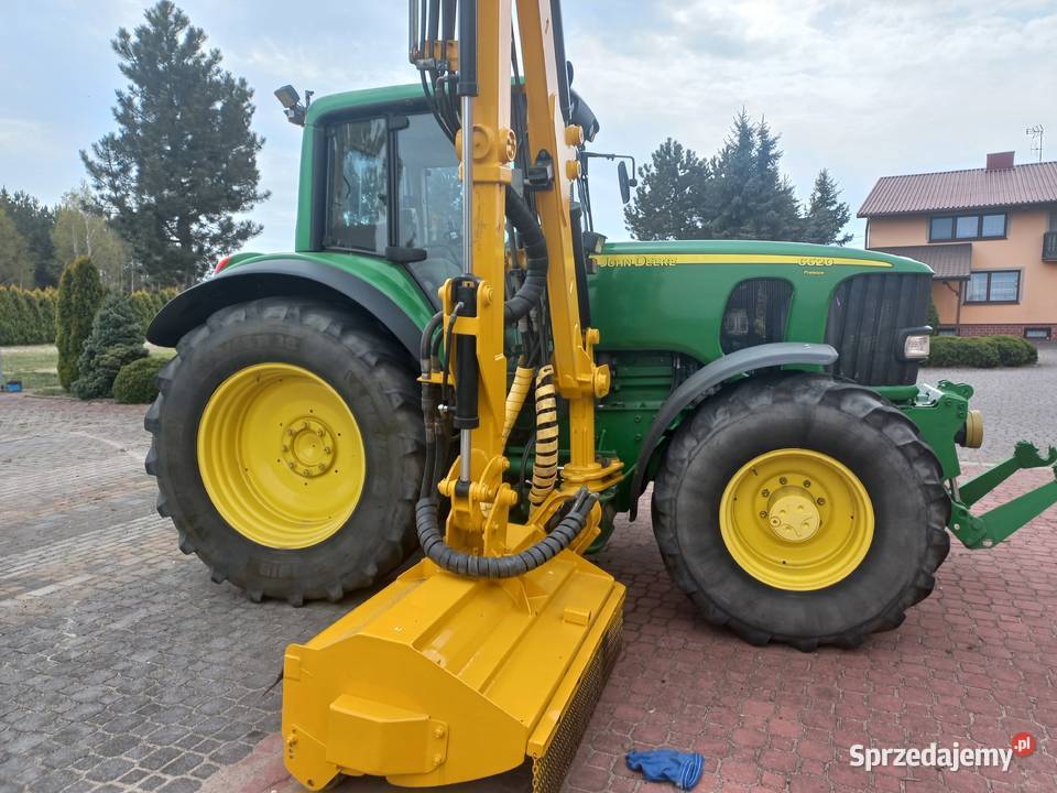 John Deere 6520 Kosiarka 7m do poboczy rowów świętokrzyskie Podchojny