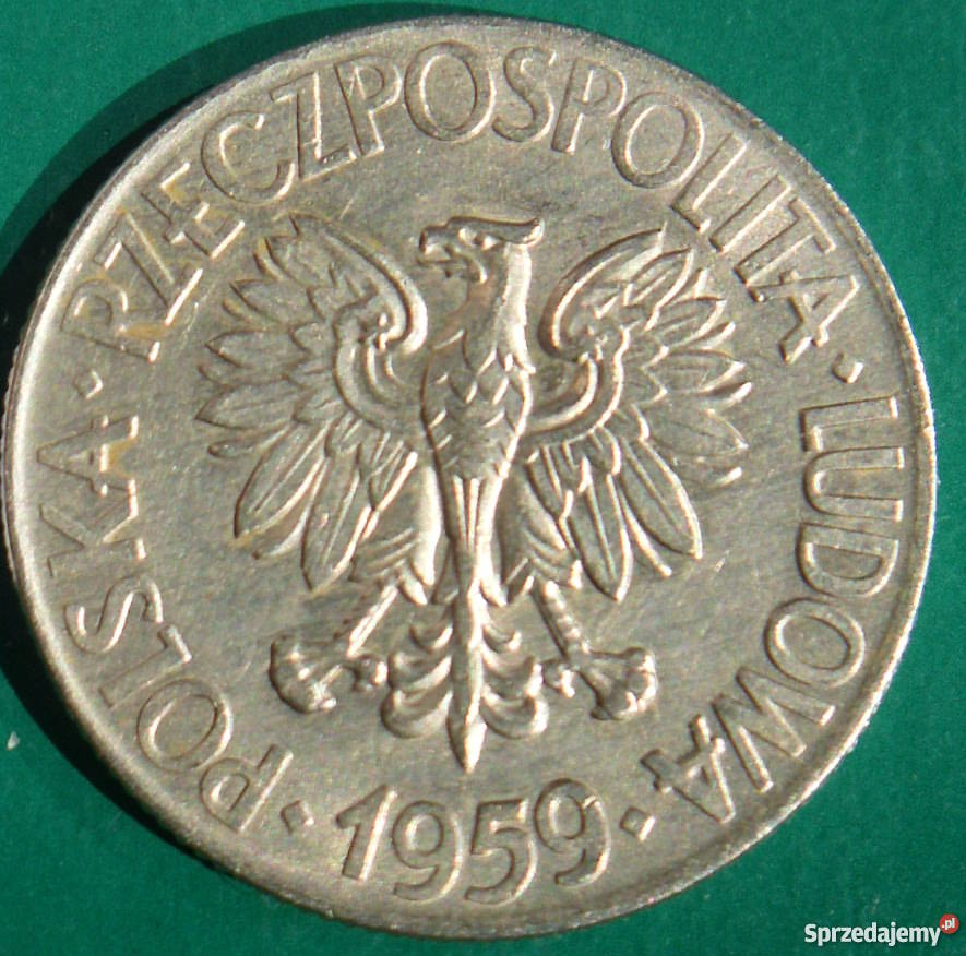 10 złotych 1959 T Kościuszko IIII Piękny małopolskie Kraków