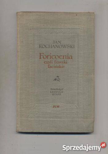 Foricoenia czyli fraszki łacińskie Szczecin