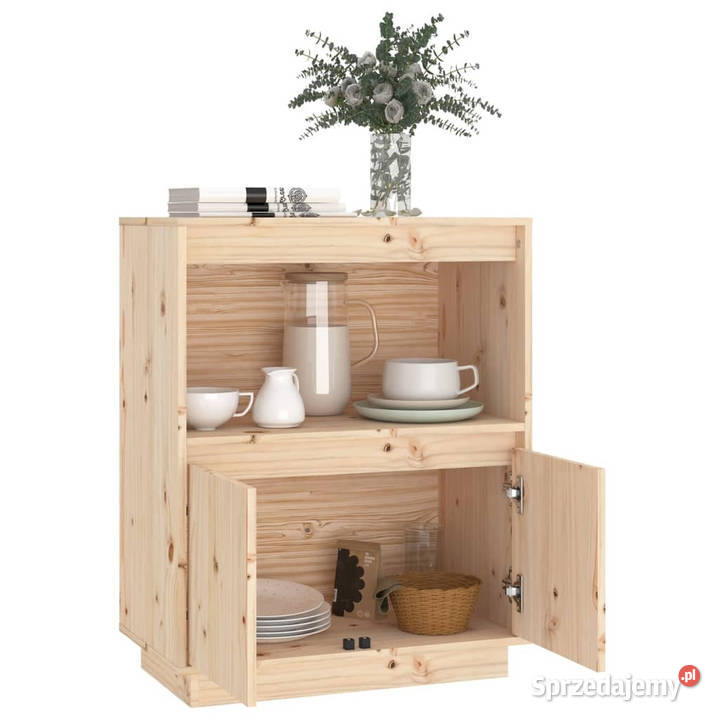 Szafka 60 x 34 x 75 lite drewno sosnowe WM813520 Szafki Warszawa